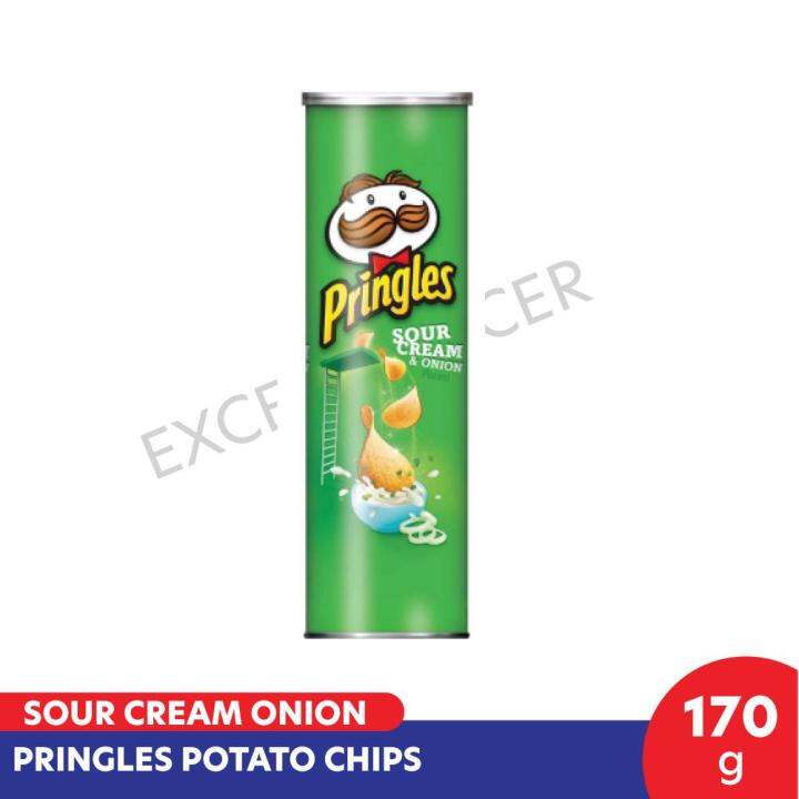 Pringles Sour Cream Onion Potato Chips 107g Lazada