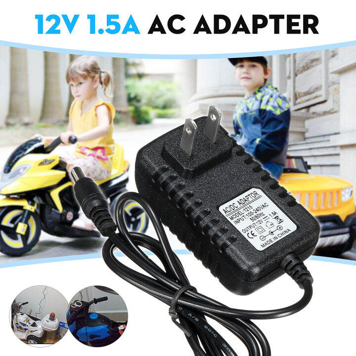 Power Supply Battery Charger Adapter For Kids ATV Quad Ride On Cars