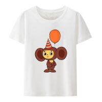 รัสเซียคลาสสิก Cheburashka ตาใหญ่พิมพ์ลายการ์ตูนลิง