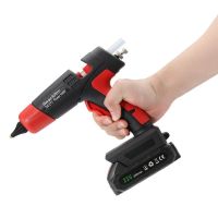 【YF】 Hot Melt Cordless Glue Gun 21V Rechargeable Li-ion Battery Copper Nozzle Home Repair Tool For Makita 18V