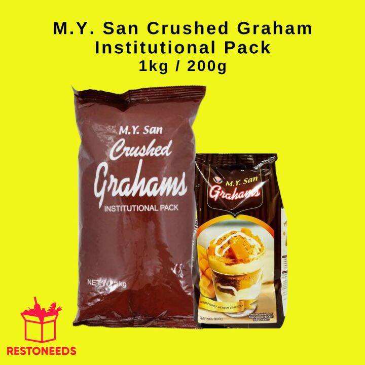M.Y. San Crushed Graham Institutional Pack 1kg / 200g Lazada PH