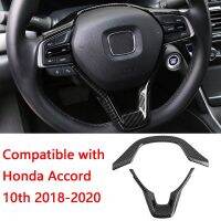 อุปกรณ์เสริมสติกเกอร์ตกแต่งภายในรถสำหรับ Honda Accord รุ่น10Th 2018 2019 2020 2ชิ้น