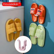 Houseeker Giá Dép Nhà Tắm Móc Dép Đơn Giản Giá Đỡ Thoát Nước Nhà Vệ Sinh