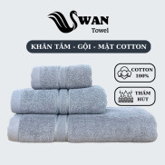 Khăn tắm, khăn mặt, khăn gội đầu 100% Cotton Swan Towel - Mềm mại