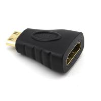 Zhaoshop HDMI Female to Mini HDMI Male F/M Adapter 1080P(สีดำ)