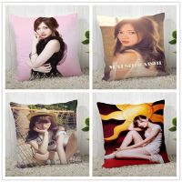 （ALL IN STOCK XZX）Customized Shirerucha Chiang Mai Pillow Case Polyester Decorative Zipper Pillow Case Square Pillow Case 40 * 40cm   (Double sided printing with free customization of patterns)