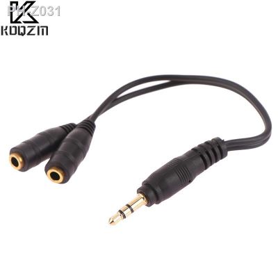 Univesal 2in1 Stereo Audio Male To 2 Female Headset Mic Y Splitter Earphone Cable Adapter For Phone Android Headphone