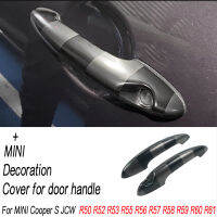 สีดำตรวจสอบมือจับประตูปกจดจ้องอัตโนมัติด้านนอกภายนอกสำหรับ MINI Cooper S R50 R52 R53 R55 R56 R58 R59 R61อุปกรณ์เสริม