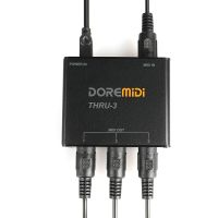 DOREMiDi MIDI Host Box THRU-3 MIDI Five-pin Interface No Delay Converter Adapter