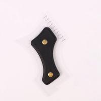 CFB คู่ Beard Shaping Combs โกนหนวดผู้ชายเครื่องมือ ABS หวีสำหรับหวีผมเครา