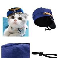 ZZOOI Christmas Pet Hat Cute Captain Pirate Hat for Dog  Dress Up Supplies Lovely Halloween Carnival Clothes Pet Accessory