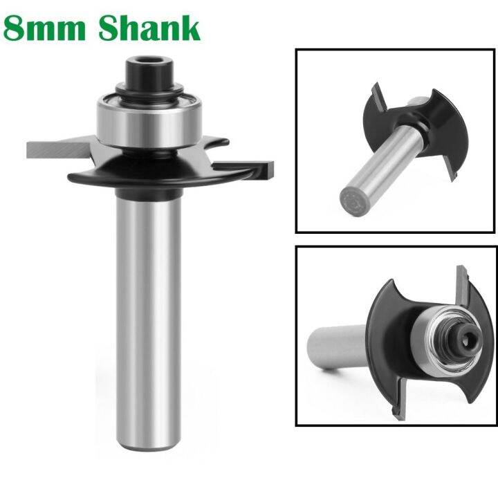 Advanced T Slot Router Bit with Bearing Milling Cutter and 2 Flutes HSS