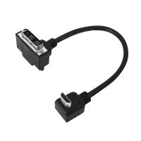 สาย HDMI ไปยัง DVI แบบมีมุมสั้นสายเชื่อมจอ DVI ตัวผู้มี HDMI ตัวผู้ไปเป็นสำหรับพีซีโปรเจ็คเตอร์แล็ปท็อปสาย HDMI HDMI ไปยัง DVI