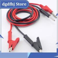 Dgdfhj Shop 1M Double End Test lead Wire Line Electrical Voltage Banana Plug and Alligator Clip Crocodile 15A diy for Multimeter