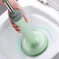 【LZ】❈▥►  Êmbolo do toalete da bomba de alta pressão limpadores anti-entupimento dispositivo de dragagem para banheiro suprimentos limpos de drenagem de pia de cozinha