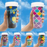 DIY Diamond Painting Water Cup Handmade Mosaic embroidery Diamond Painting cup by number painting gift2023