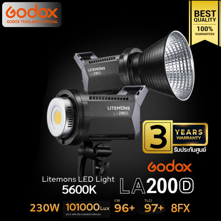 godox-led-litemons-la200d-230w-5600k-bowen-mount-รับประกันศูนย์-godox-thailand-3ปี-la200-d