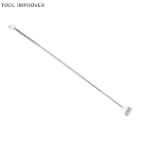 TOOL IMPROVER 1ชิ้นแบบพกพาปรับยืดได้ยืดหดได้ด้านหลังที่ขูดกระดูกสันหลัง