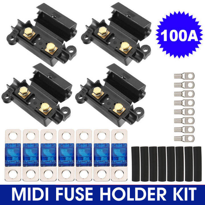 100A 4 7 100 Fuses Holder X AMP Dual System Redarc KIT ANS MIDI ...