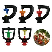 25PCS Watering Sprinkler Pressure Compensating Emitter Greenhouse Drip Irrigation Water Regulator Micro Spray Rotating Nozzle