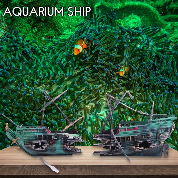 large-aquarium-decoration-boat-plactic-aquarium-ship-air-split-shipwreck-fish-tank-decor-c