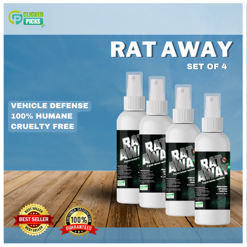 RAT AWAY RAT REPELLANT(SET OF 4)HOUSEHOLD TOOL THAT KEEPS MICE AWAY
