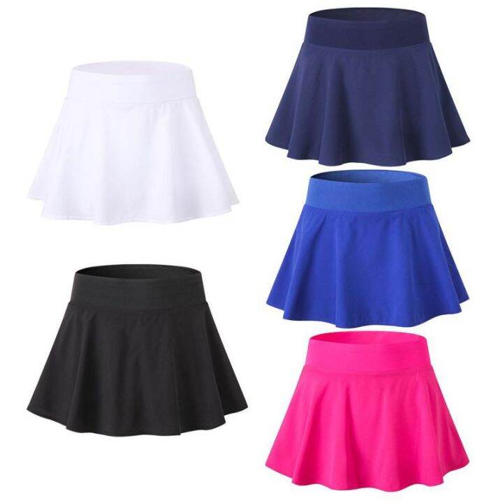 sports-tennis-skorts-fitness-short-skirt-badminton-breathable-quick-drying-women-sport-anti-exposure-skirt-outdoor-tools