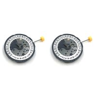 2X 6 Hands Single Calendar Date At 4 OClock Quartz Replacement Movement for Z60 Watch Spare Parts with Battery