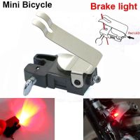 【LZ】✚﹉  Mini Bike Brake Light Mount para bicicleta luz traseira da cauda luz de sinal LED alto brilho lâmpada de bicicleta impermeável