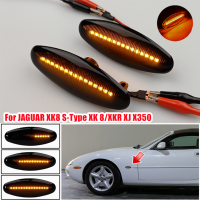 ขายส่ง! 2ชิ้นสำหรับจากัวร์ XK8 S-ประเภท XK 8 Xkr XJ X350 LED แบบไดนามิกด้านเครื่องหมายเลี้ยวไฟแสดงสถานะลำดับไฟกระพริบ Hotsales