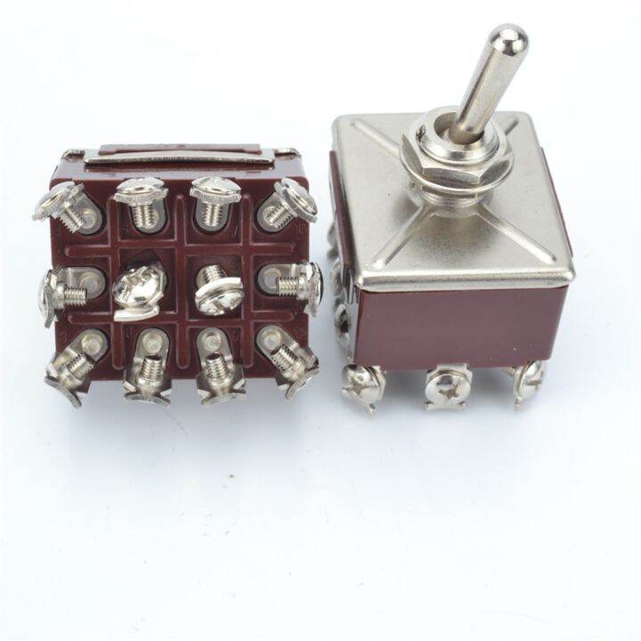 1PCS E TEN 403 12pin ON OFF ON 12mm toggle switch rocker switch toggles