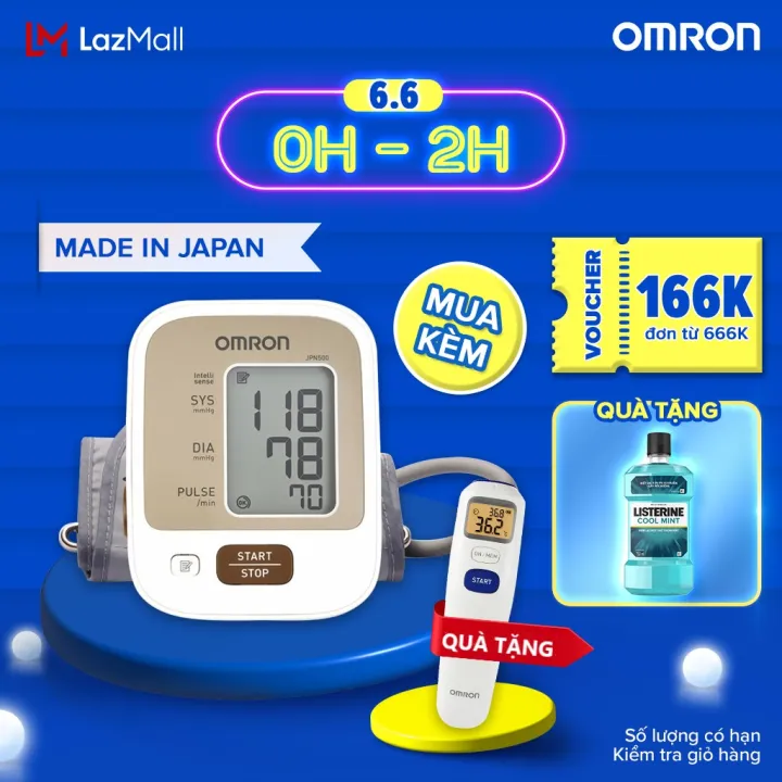 Máy Đo Huyết Áp Tự Động OMRON JPN500 - Made In Japan