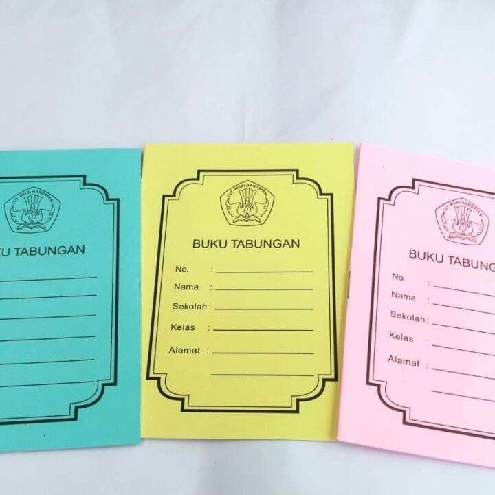 Buku Tabungan Sekolah - Buku Keuangan Pelajar Siswa Sekolah | Lazada ...