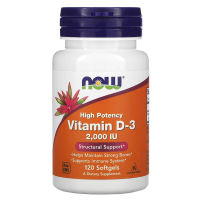 NOW Foods Vitamin D-3 High Potency Softgels