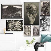 【hot】❅❣☇  Escher Surrealism Painting graphics quality posters painting M768