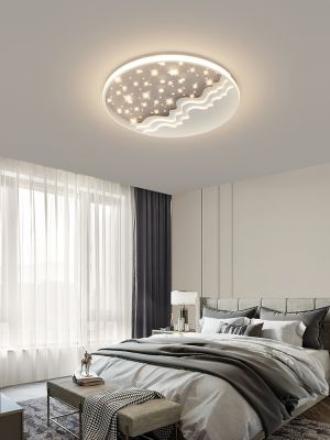 [COD] Bedroom ceiling 2022 new master bedroom room creative round art star moon childrens lamps