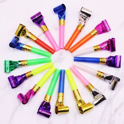 Creative Whistle Blow Roll Birthday Party Gifts Childrens Toys
