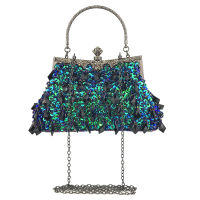 23x13CM 2020 New Handbags Beaded Evening Banquet Bags Handmade Sequin Bags Women Clutch Evening Bag a5648