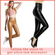 R16 BABY SHOP High Waist Thick Winter Leggings PU Leather Add Thin Velvet