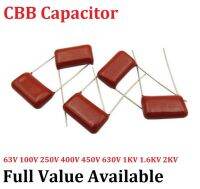 10pcs/lot CBB 2000V 104J 25MM 0.1UF 2KV Metallized Film Capacitor 104J2000V capacitance 2000V104J 104