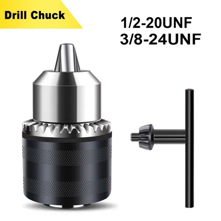 Drill Chuck Adapter 1/2 20UNF 3/8 24UN Rotary Hammer Screwdriver Impact