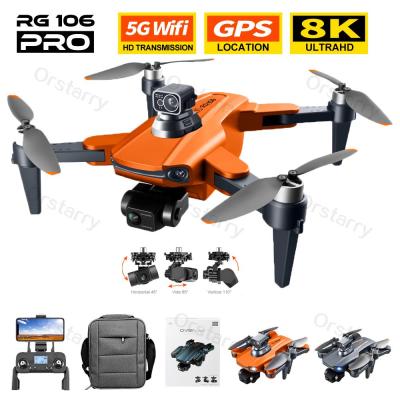 RG106 Pro Drone 8K 5G GPS Professional Camera Dron With 360 Obstacle Avoidance 3 Aix Gimbal Brushless Quadcopter With Camera