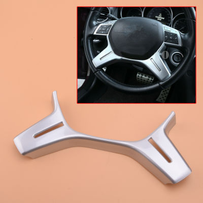 ABS Silver Inner Steering Wheel Cover Trim Fit for Benz ML W166 2012 2013 2014 2015 GL X166 2013 2014 2015