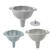 Small Mouth Funnel PP Funnel Set Of 3 With Strainer Filter Food Funnel For Quick And Clean Transferring Liquids Between Pitchers