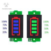 FRACTALIST 4.2V 3.7V 1-8S โมดูลตัวระบุแบตเตอรี่แบตเตอรี่ลิเธียมเครื่องทดสอบพลังงานแบตเตอรี่ยานพาหนะไฟฟ้าสีเขียวสีน้ำเงินโมดูลความจุของแบตเตอรี่