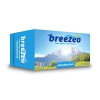 Breezeo : BRZMTF-200* แผ่นหอมปรับผ้านุ่ม Fabric Softener Dryer Sheets 200 Count