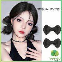 Veevio กิ๊บติดผม ทรงโบว์ ดีไซน์หวาน นุ่มนิ่ม สําหรับเด็กผู้หญิง Fashion Bow wig