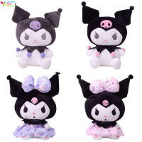 SANRIO Kuromi ของเล่นตุ๊กตาตุ๊กตาของเล่นอะนิเมะการ์ตูนยัดไส้นุ่มสำหรับแฟนๆคอลเลกชันของขวัญ【cod】