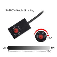 SOMEBODY สเกล0-100% สวิตช์หรี่ไฟ LED มินิมินิ DC 0-10โวลต์ ลูกบิดโพเทนชิออมิเตอร์อิเล็กทรอนิกส์ ของใหม่ ไดร์เวอร์พาวเวอร์ ปุ่มหรี่ไฟ ไฟ LED หรี่แสงได้