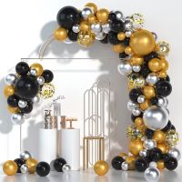 New black gold Balloon Set theme balloon combination party decoration supplies BSQB